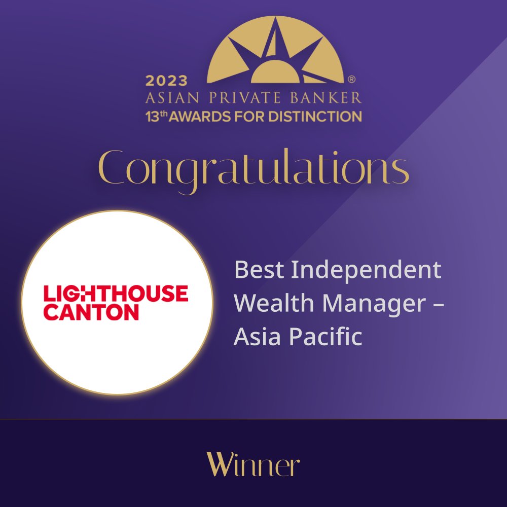 Congratulations to @insights_by_LC for winning Best Independent Wealth Manager – Asia Pacific at Asian Private Banker's 13th Awards for Distinction 2023. #AwardsForDistinction #LighthouseCanton #AsiaPacific #WealthManager bit.ly/4aYIPaR
