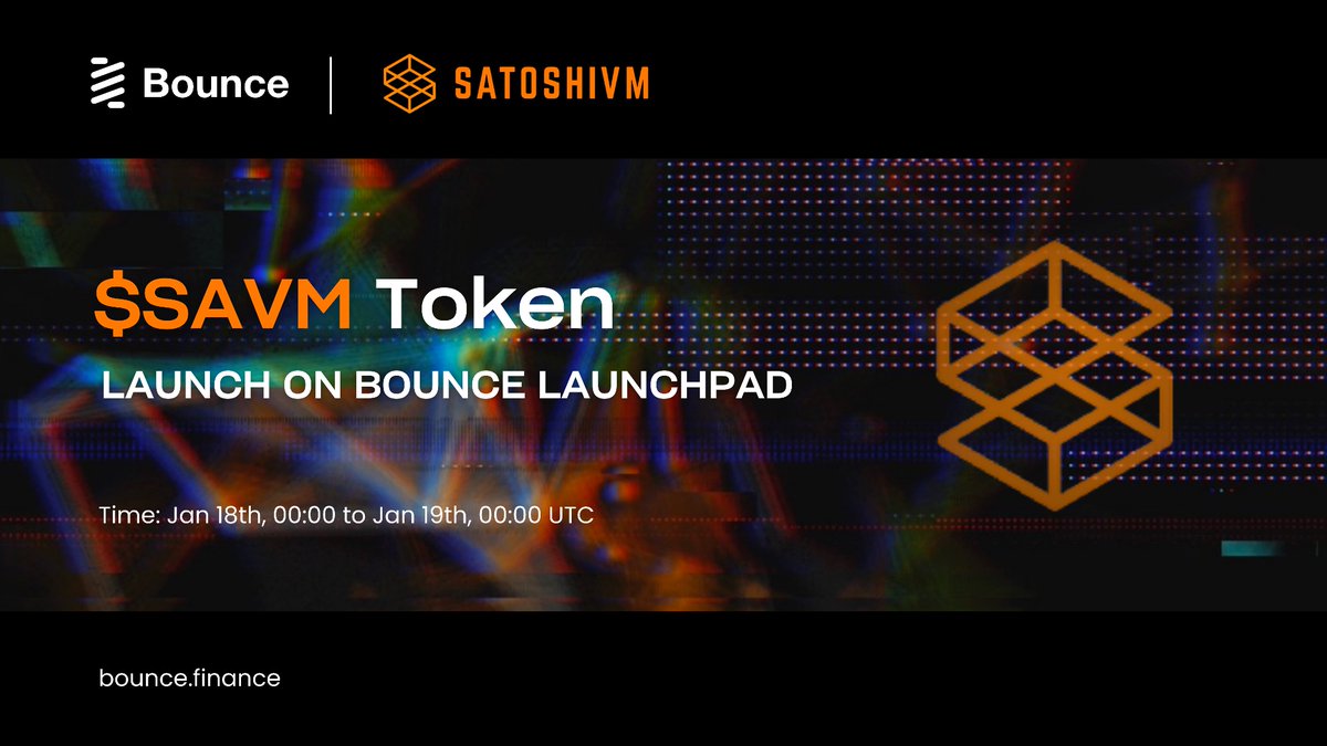 The @SatoshiVM $SAVM Token Launch has successfully concluded🔥 Thank you to all 23487 participants❤️‍🔥 A total of 10800 $AUCTION was raised. LP will break even when total volume hits 25M. LFG! Winners are now announced — Random Selection winners can claim your $SAVM, while ILO…