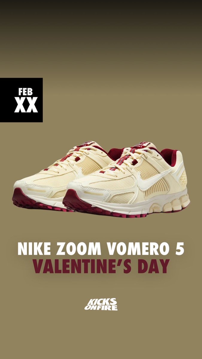 kicksonfire's tweet photo. You knew they were coming 🫶🏽 Valentine’s Day Vomeros are on the way 💌 Cop or pass? 🙌🏽 https://t.co/rvZdH7sdGr