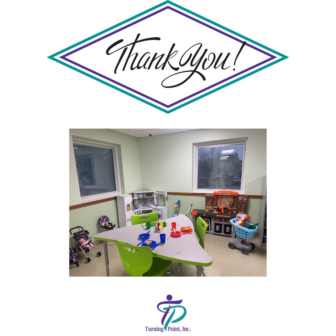 TurningPointMac's tweet image. We are so grateful to the Elizabeth K. Galeana Charitable  Foundation for the incredible updates to our shelter playroom! Thank you for creating a space where kids can be kids.