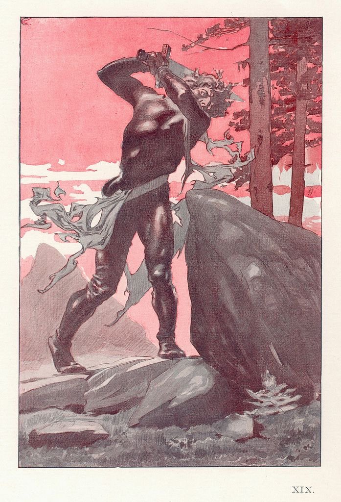xe0_xeo's tweet photo. Illustrations by J.G. Cornelius for the book "La Chanson De Roland" (1912) https://t.co/1LvJPHKiAp