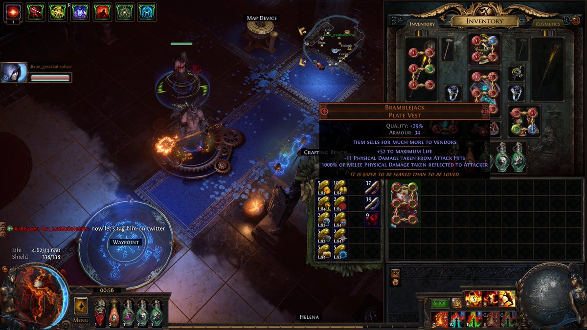 ArtCrusader_'s tweet image. @Sefearion @BanticsTV  A little gift from Discount league. Yes, it's double influenced. Yes, we spent 800 scours and chance orbs on it. Yes, totally worth it. :)