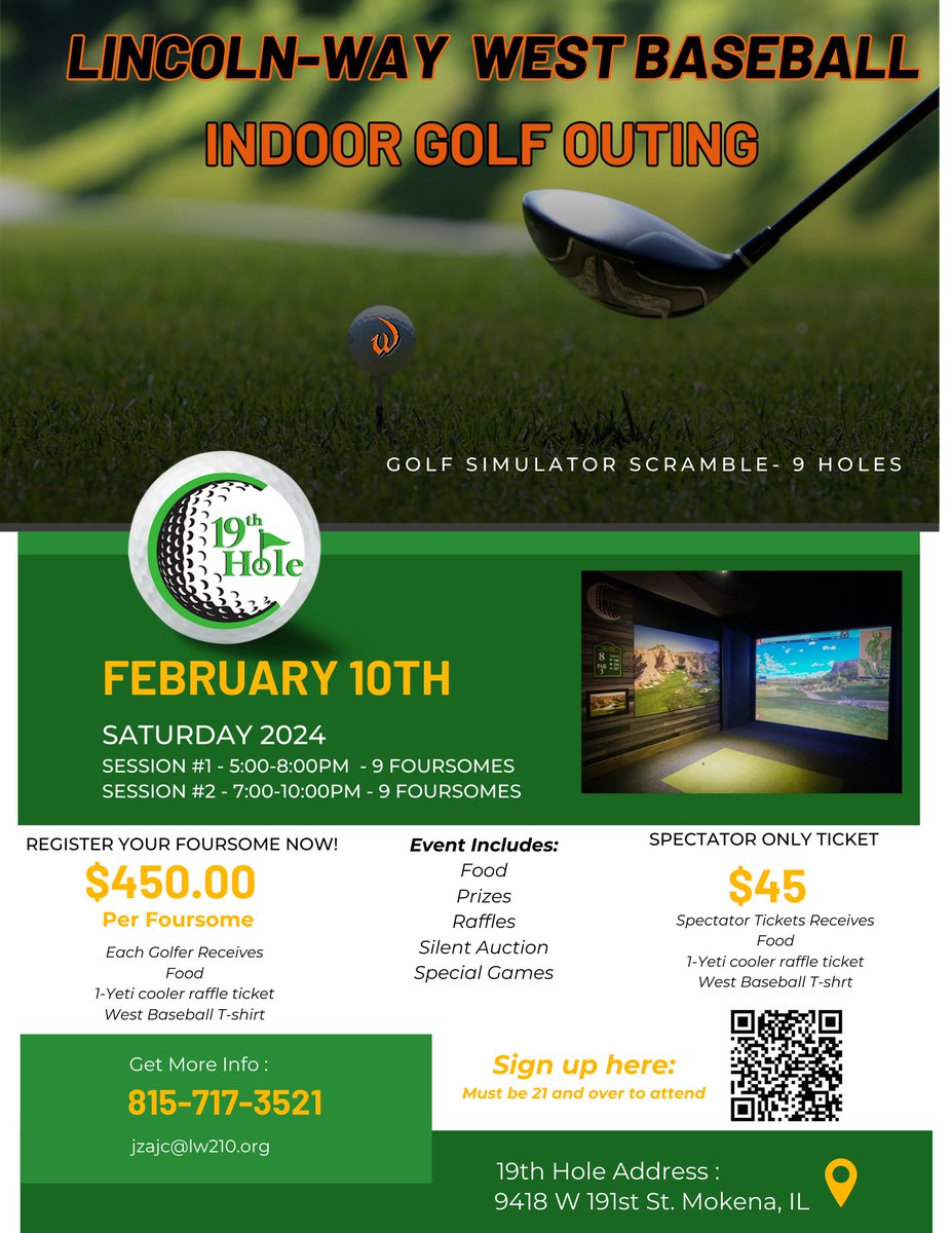 Foursomes are going fast...don't miss out!