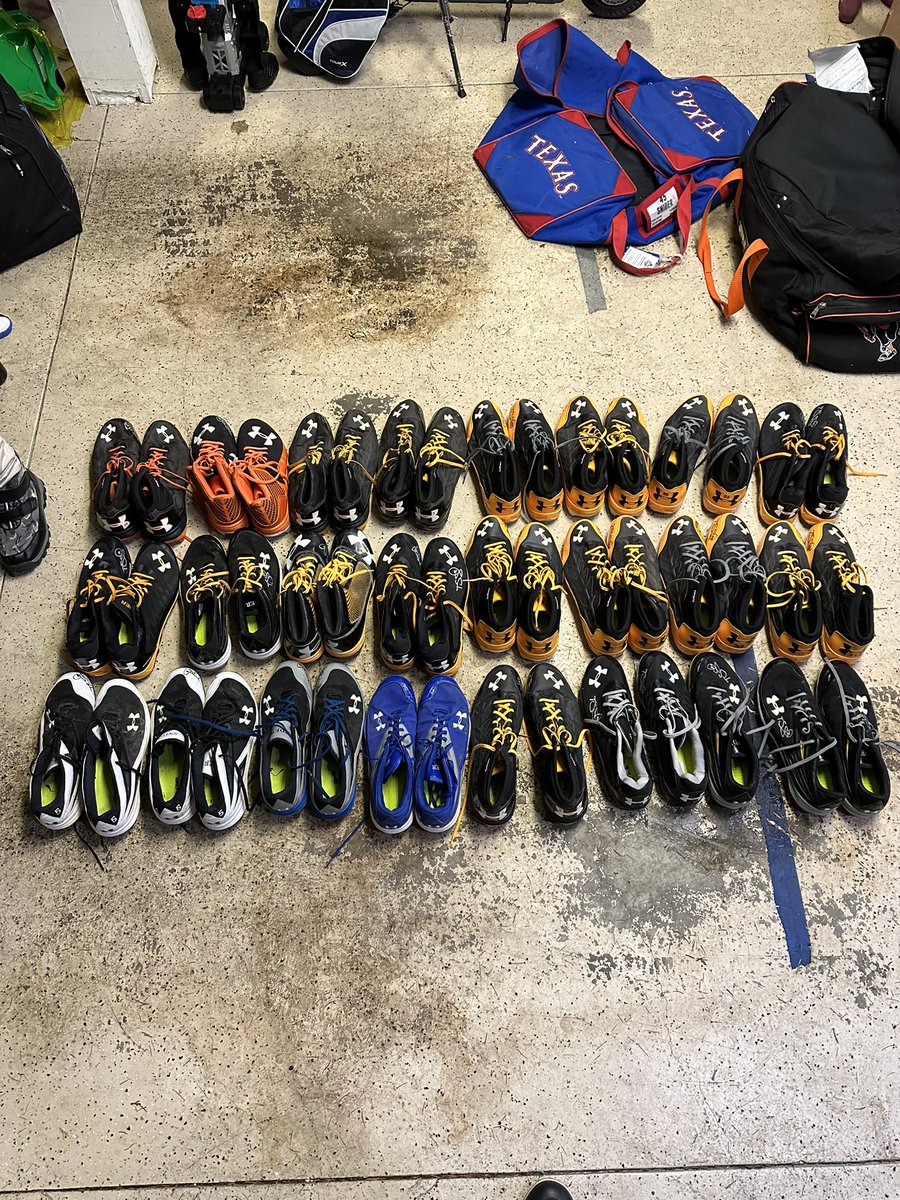 Lot of good memories in these cleats! 2011-2015 #hoarder #retirementplan #gameused #stillstink