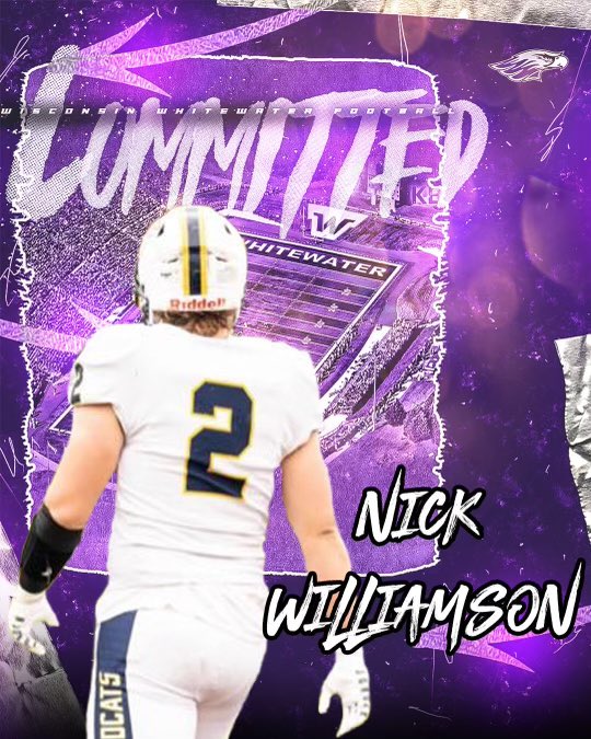 I’m exited to announce that I am committing to the University of Wisconsin-Whitewater @WarhawkFootball @NVHS_Football @CoachCortez53 @CoachRindahl