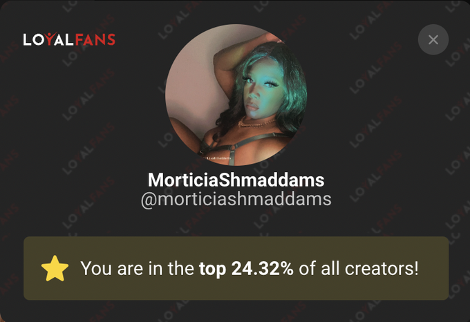 I made top 24% on @realloyalfans !! So motivated to up my game and create even more content! #ThankYouForBeingLoyal<a class="tags" target="_blank" title="On Twitter" href="/?out=eyJ0eXAiOiJKV1QiLCJhbGciOiJIUzUxMiJ9.eyJpYXQiOjE3MjYwNzE4OTIsImlzcyI6InR3cG9ybnN0YXJzLmNvbSIsIm5iZiI6MTcyNjA3MTg5MiwiZXhwIjoxNzU3NjA3ODkyLCJyZWRpcmVjdF91cmwiOiJodHRwczovL3R3aXR0ZXIuY29tL3JlYWxsb3lhbGZhbnMifQ.8QyEF7G8zkYelRIqfzYf9foLPOewHJLPnaCGXIPKTUTFHj0G07MzL4zrT6jEHm78vY1Q2TO8W_HxwIMD6ALHyQ">@realloyalfans</a><a href="/tag/thankyouforbeingloyal"class="tags"><span>#thankyouforbeingloyal</span></a>