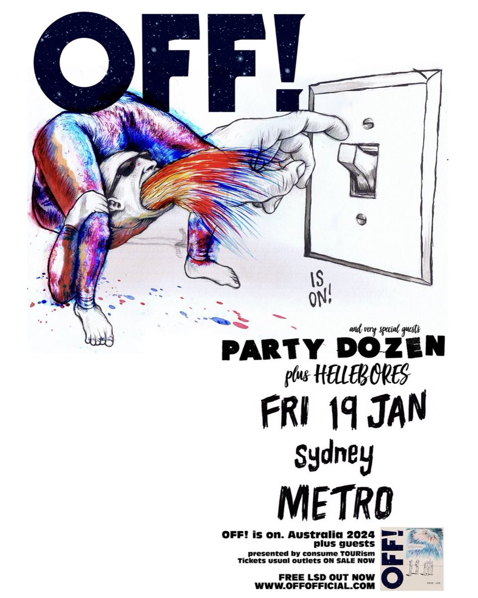 SYDNEY TONIGHT @Metro_Theatre with @partydozen & Hellebores! 🎷🔥🇦🇺 Doors 7pm Photo: Robert McArthur Art: Paul Curtis