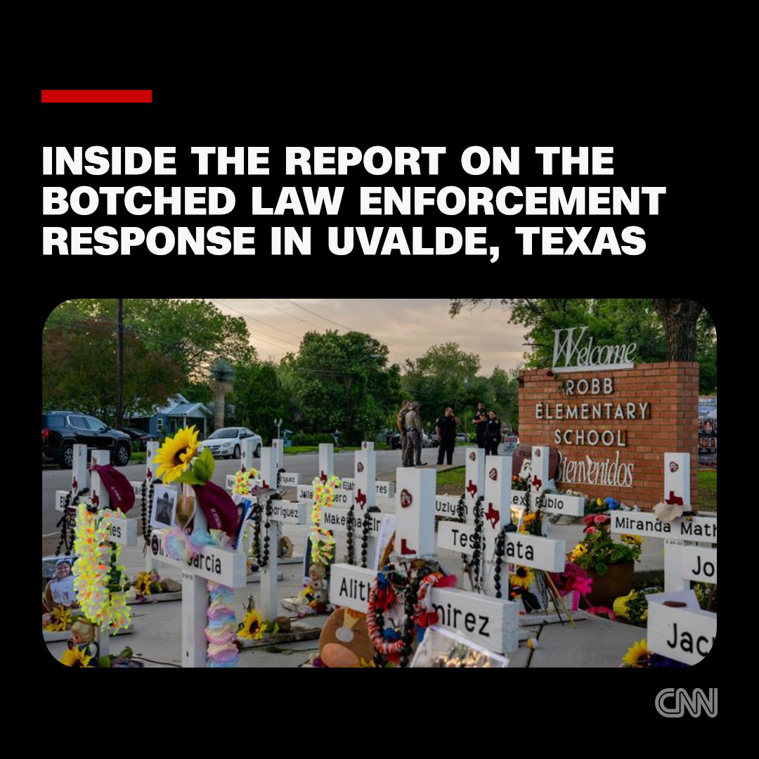 Delayed efforts to save lives. Parents were misled about children's deaths and much more. Read key takeaways from a damning DOJ report into the 2022 Uvalde school massacre. cnn.it/4b2dDaE