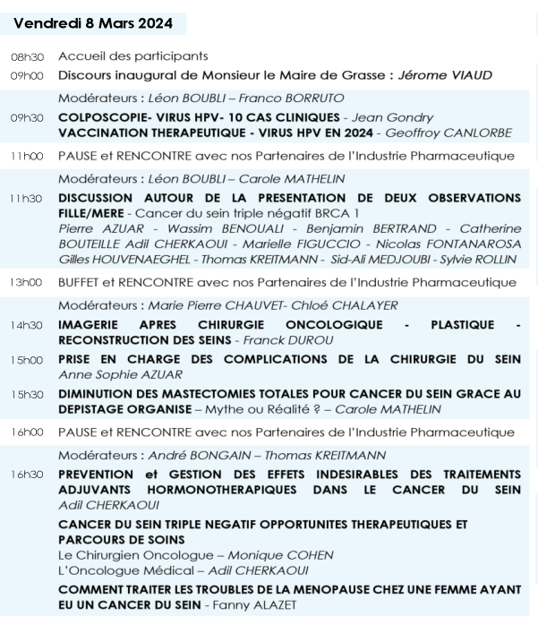 DrFontanarosa's tweet photo. L’équipe du service de Gynécologie et Obstétrique du Centre Hospitalier de Grasse 
invite tous les Professionnels de Santé 
aux 30èmes Journées de leur Congrès Annuel 
le vendredi 8 Mars et le Samedi 9 Mars 2024

Inscription obligatoire et gratuite: 
christina@impact-events.net https://t.co/kPj2CgeKJr