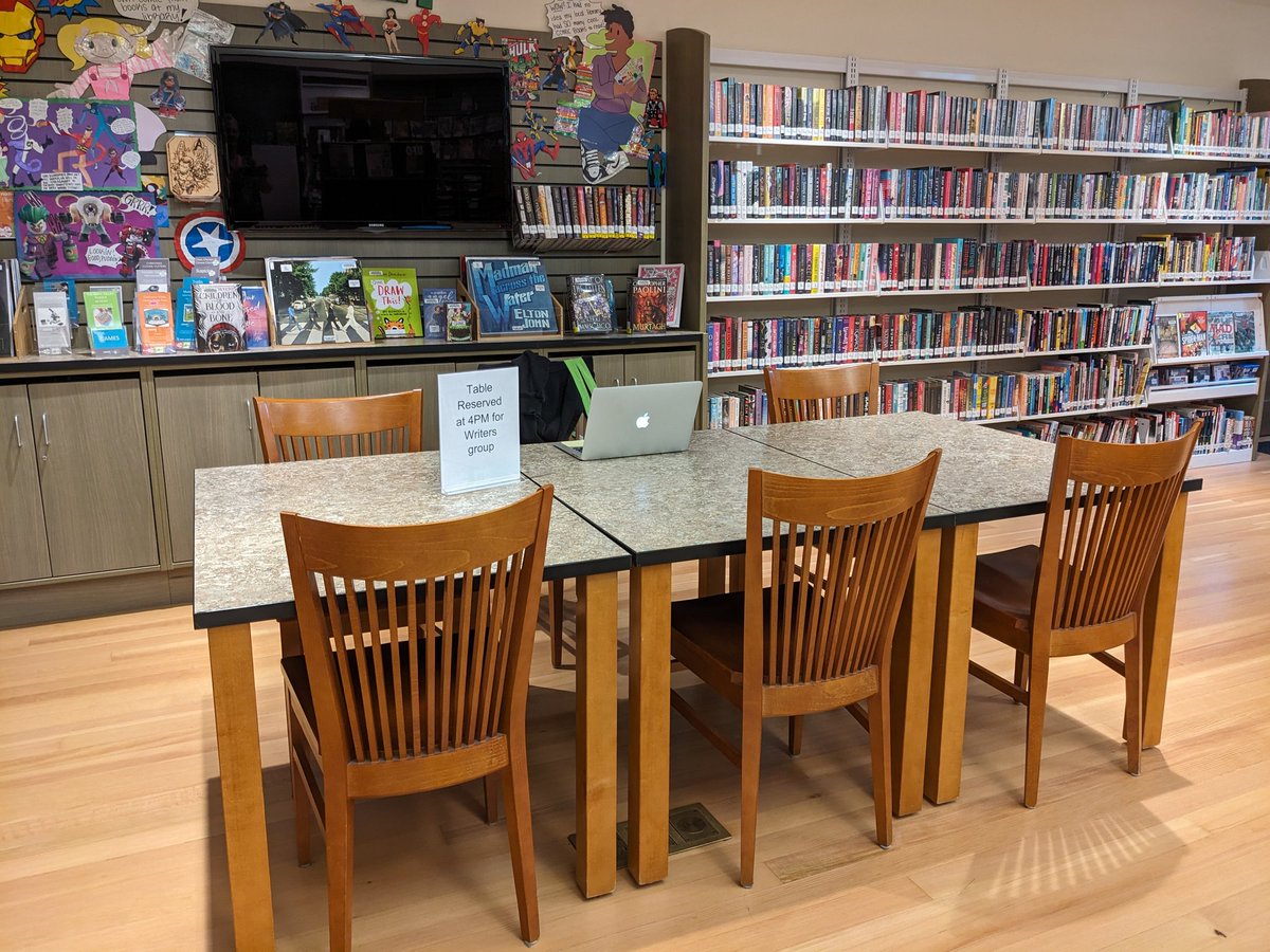 Tiffmeister's tweet photo. Waiting at the #CalistogaLibrary for people to attend today's writing/critique group. #retiredlife #napavalleyliving #retiredliving #writinglife https://t.co/MabEqCJuLL