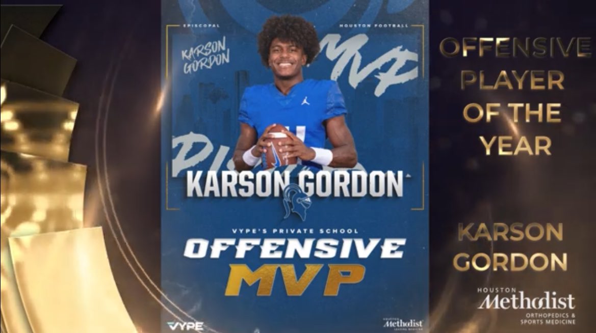 Thank you @vypehouston !! Honored and Blessed I truly appreciate the love🙏🏾 #GoKnights #GoBruins @EHSSports @TheQBTech @footwork_king1 @CoachDanCasey @CoachLeisz @CoachFess @jerryneuheisel @jackson_dipVYPE