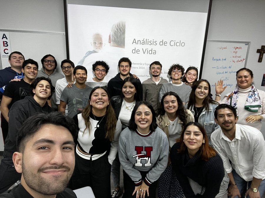 Bienvenidos al curso de posgrado ACV, ¡el mejor talento en la mejor universidad para un mejor planeta! <a href="/UPMexico/">Universidad Panamericana Ciudad de México</a> <a href="/PosgradosIngUP/">Posgrados Ingeniería</a>