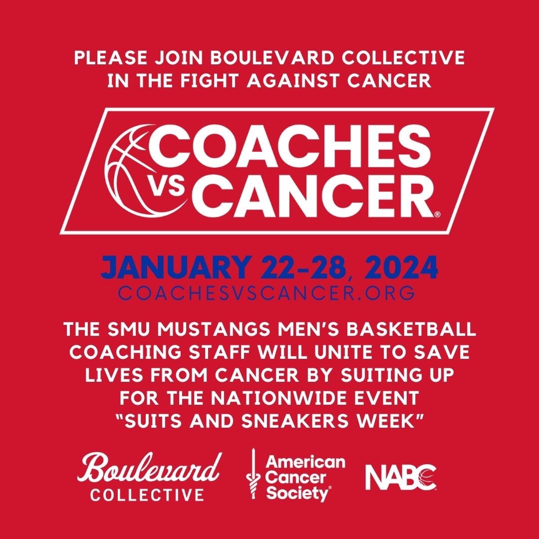 1jakebailey's tweet photo. Whether you’re a coach, player, or fan, please join @smufb and @theboulevardnil in the fight against cancer! @americancancersociety @coachesvscancer https://t.co/2sSvowBmdD