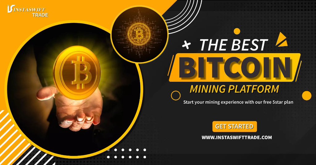 instaswifttrade's tweet photo. Mining #btc has never been easier just with your mobile device you can earn #crypto and be a #bitcoin earner with little knowledge in the crypto business.
Join now and click the link in the bio. #btcmining #bitcoinmining https://t.co/bfGMcqFm9N