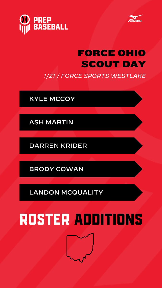𝐅𝐨𝐫𝐜𝐞 𝐎𝐡𝐢𝐨 𝐒𝐜𝐨𝐮𝐭 𝐃𝐚𝐲

🗓 1/21
📍 Force Sports Westlake
🔗 loom.ly/YT4BEyM

Welcome to the following players ⬇️