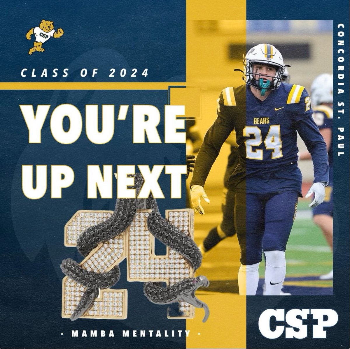Honored to have received an offer from Concordia St. Paul! @Concordia_OLine @EDGYTIM @PrepRedzoneIL
