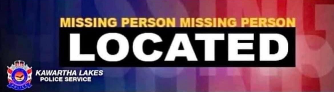 Missing Person has been located.  Anyone who shared the photograph please remove it.
<a href="/kawarthalakes/">Kawartha Lakes</a>