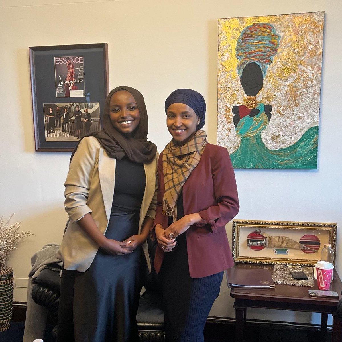 The first Somali-American Congresswoman 🤝🏽The first elected Somali-American Mayor. It was so great to see @Nadia_Mohameds, her leadership serves as an inspiration. So proud to see barriers broken by a fellow Minnesotan!