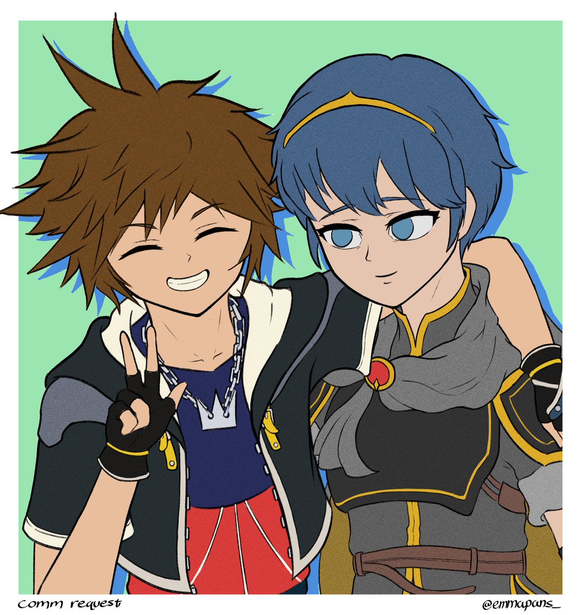 EmmaPans_'s tweet photo. Commission Request I got last month but forgot to post it here ^^; https://t.co/FScnmrMJ2p