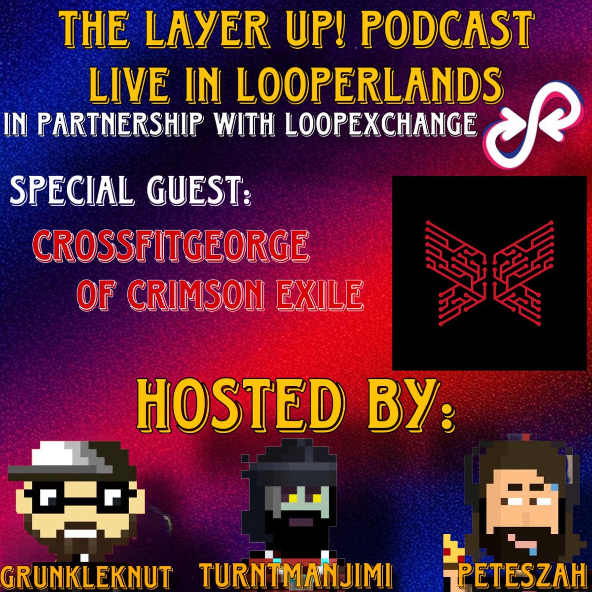 Yo, what's up, party people! 🚀 Get ready for a banger!! It’s cold in the south so I’m “Layered Up” in <a href="/LooperLands/">LooperLands</a> tonight! 

Guess what? Tonight we are going to pregame 30mins before the show! 🔥 

Join us for an epic boss raid at 9:30pm EST 🕹️💥 

After the boss has been