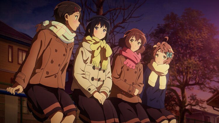 響けユーフォニアム#anime_eupho マフラーのフリーレン巻きが話題で