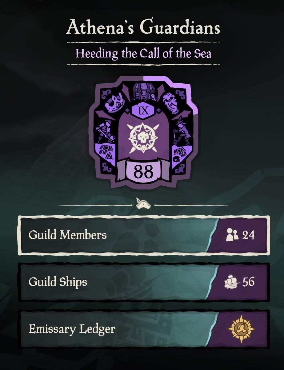 Distinction 10 here we come <a href="/AthenaGuardians/">Athena’s Guardians</a> !! #SeaOfThieves #guild #AthenasGuardians #Xbox