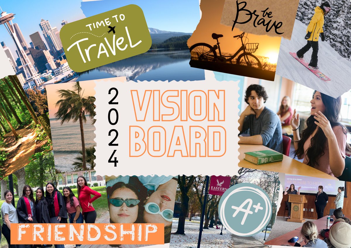 Fri, Jan 19, 2024, noon-2pm, come by the Office for Diversity, Equity &amp; Inclusion, Showalter 114, to make a 2024 Vision Board. We have all the supplies you need to set your positive intentions for the new year. Take home good vibes to last you all year!  Open to all of campus. ♥️