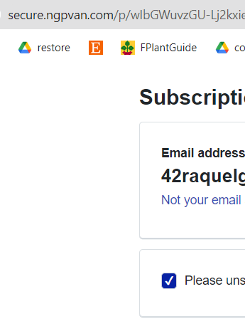 RaquelGarciaAnd's tweet photo. @NGPVAN How can I get you to quit selling my contact information to every candidate? How much money do you think I can give? I am exhausted. The folks that are actually in my state can't reach me bc of all of this JUNKMAIL https://t.co/VSYh16NH4K