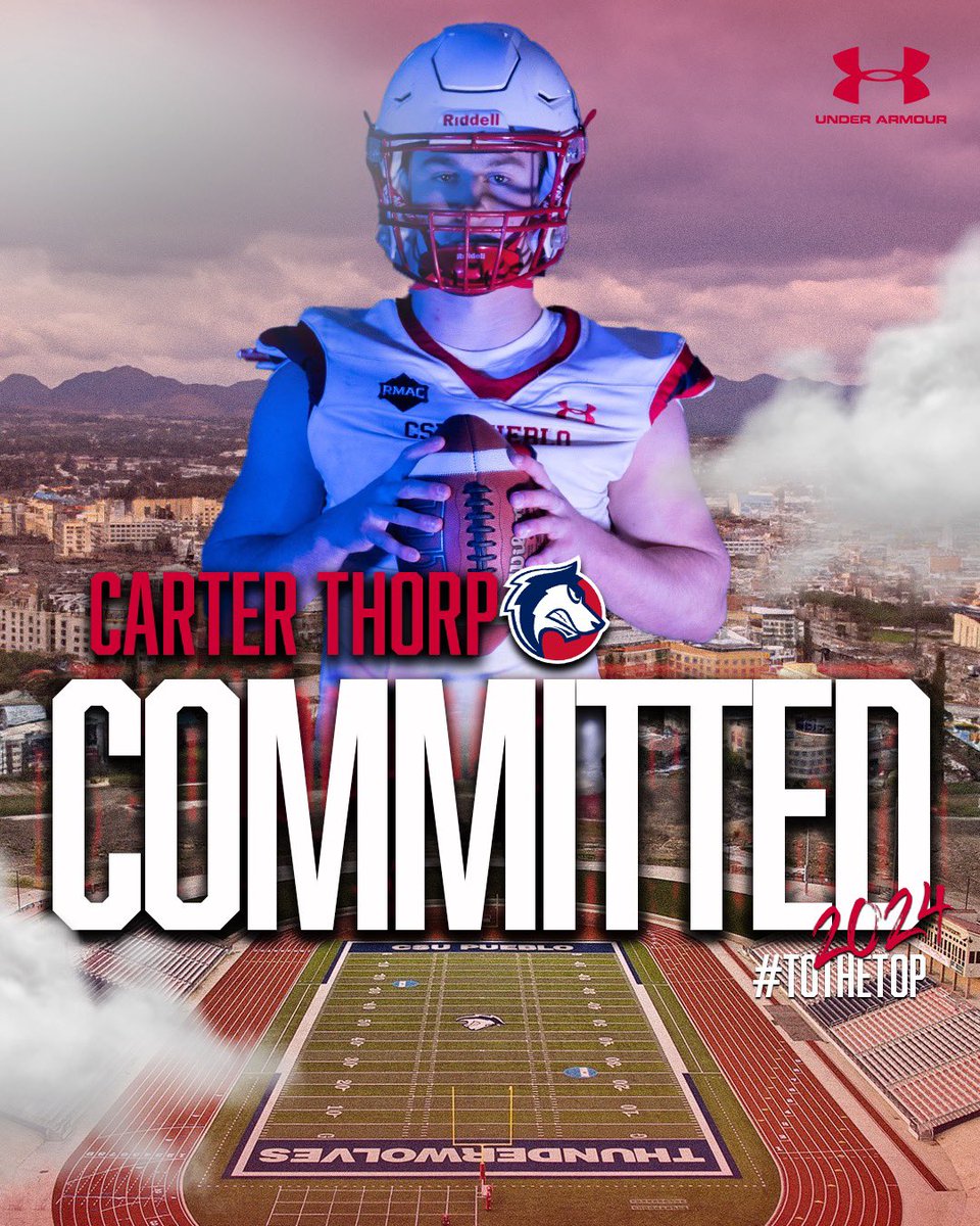 I’m blessed to announce my Commitment to CSU Pueblo! 🐺
<a href="/CSUPFootball/">CSU Pueblo Football</a>