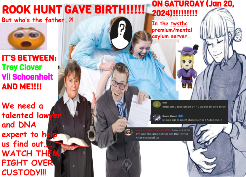 evilfish444's tweet photo. ROOK HUNT CUSTODY BATTLE ON SATURDAY!!!! https://t.co/vpd4BB6J9H