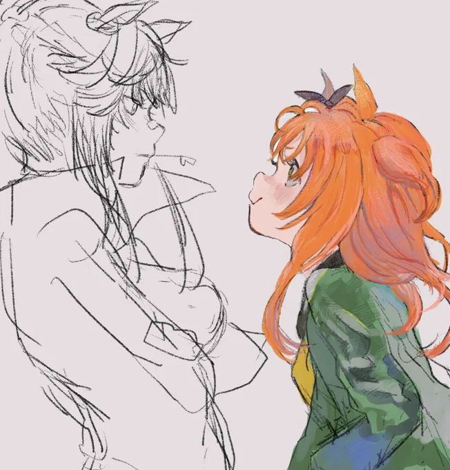 描いてる途中が1番いいわ 