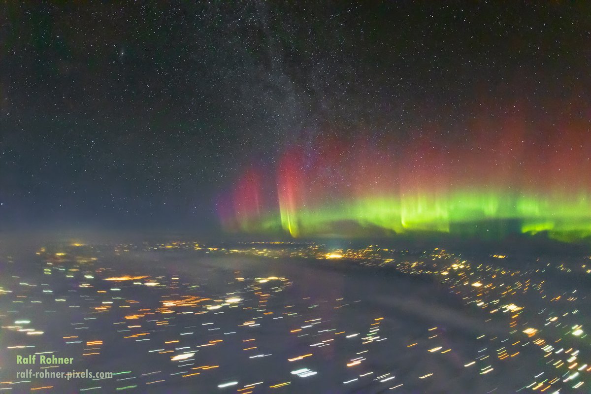 Northern Lights from the Stratosphere Image Credit & Copyright: Ralf Rohner Explanation: Northern lights shine in this night skyview from planet Earth's stratosphere, captured on January 15. The single, 5 second exposure was made with a hand-held camera on board an aircraft…