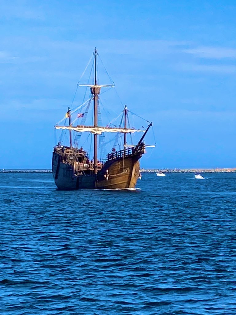 Really cool shot of a ship I took this summer in Massachusetts, USA.  I like the black and white picture better I think.