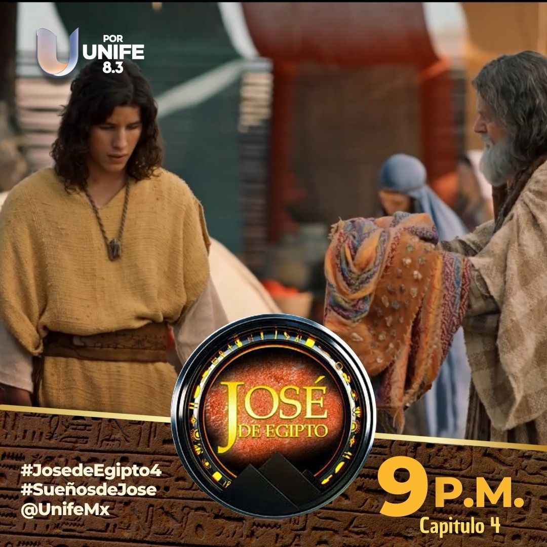 FatimaR004's tweet photo. 🎭 ¡La trama se pone más intrigante en #JosedeEgipto04! 👀🕵️‍♂️ No te desconectes, sigue la historia a las 9 p.m. en @UnifeMx 8.3. #SueñosdeJose #Imperdible https://t.co/XpSFcO8Hjr