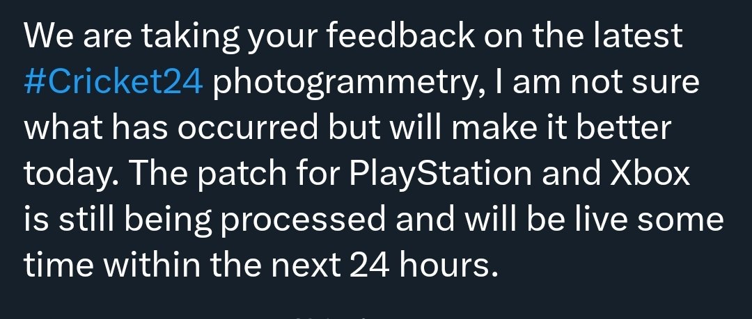 #Cricket26 : Patch UPDATES 🏏🎮 tweet media