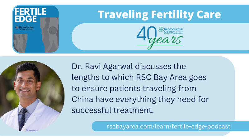 Dr. Ravi Agarwal discusses how RSC handles #fertility care for women traveling from China. bit.ly/48FcLav