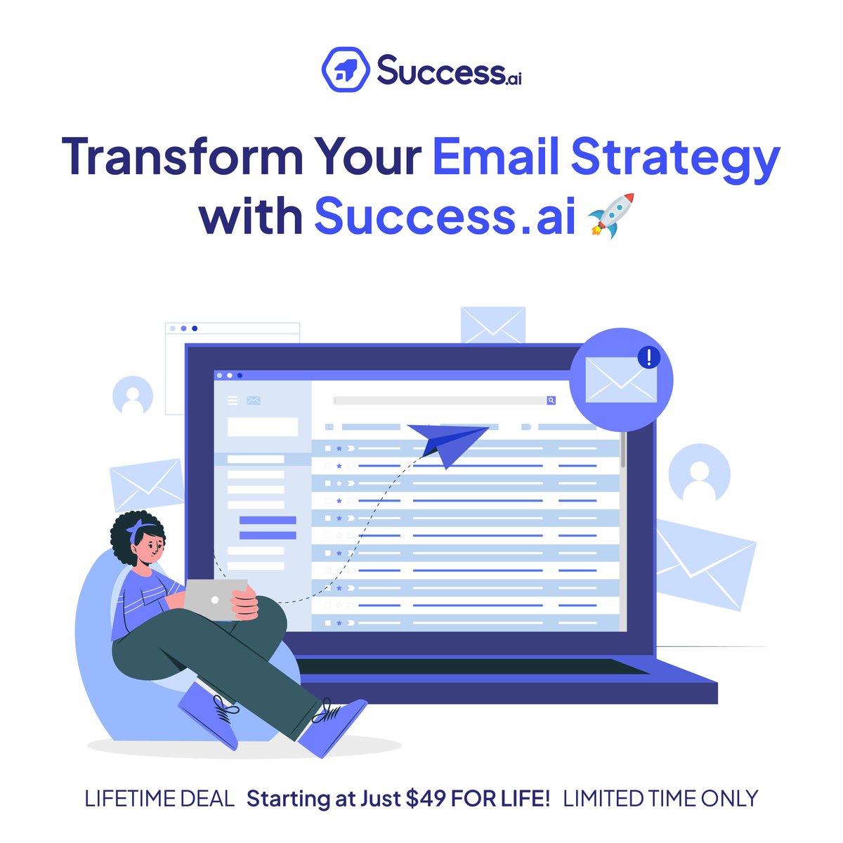 HaleemaSyed125's tweet photo. Revamp your email game with https://t.co/MxfiVxf7f9! AI-powered writer for instant, personalized messages. Connect unlimited accounts with our Lifetime Deal at $49. Act now: https://t.co/kLsB8MbTpi
#AIEmails #SuccessAi #EmailRevolution #B2BContacts #DigitalStrategy https://t.co/CFxGdlFvre