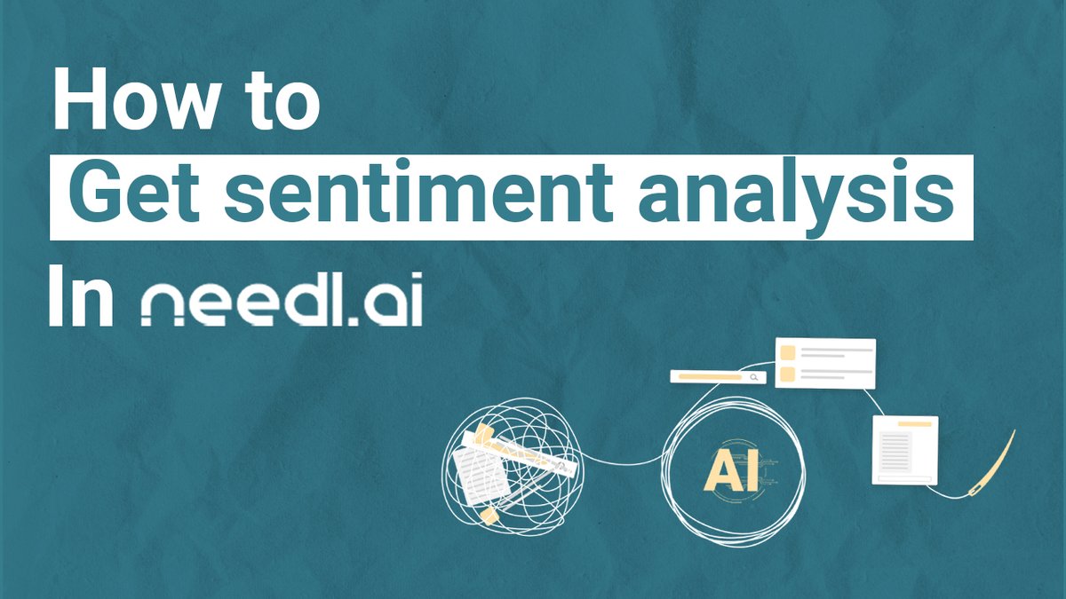 NeedlAi's tweet image. For more such updates please follow us at @NeedlAi

Learn how to do sentiment analysis of conference calls with Needl.ai

support.needl.ai/sentiment-anal…

#concall #aisummarization #sentimentanalysis

4/4