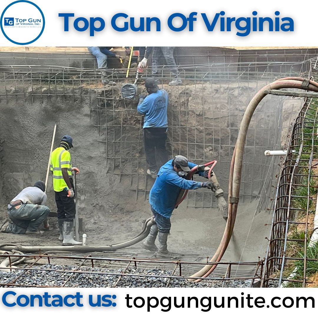 Looking for exceptional commercial shotcrete and gunite services on the East Coast? Look no further! Top Gun of Virginia is here to revolutionize your construction projects. 💪💼

 #Spray-onconcrete #Structuralconcrete #Concretefinishing #Concretepumping #Gunitecontractor