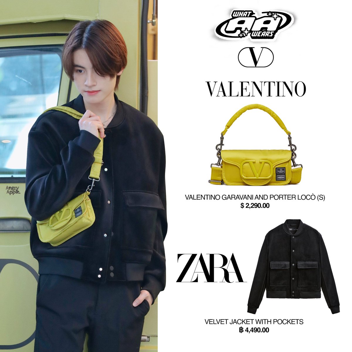 ✧ AA 👜
#VALENTINOGARAVANIxBUS
.
.
#whatAAwears #AAashirakorn 
#BUSbecauseofyouishine 
#VALENTINOGARAVANI
#ValentinoGaravaniAndPorter
#LocòBag #ZARA
.
.
credit : @ilb2ice