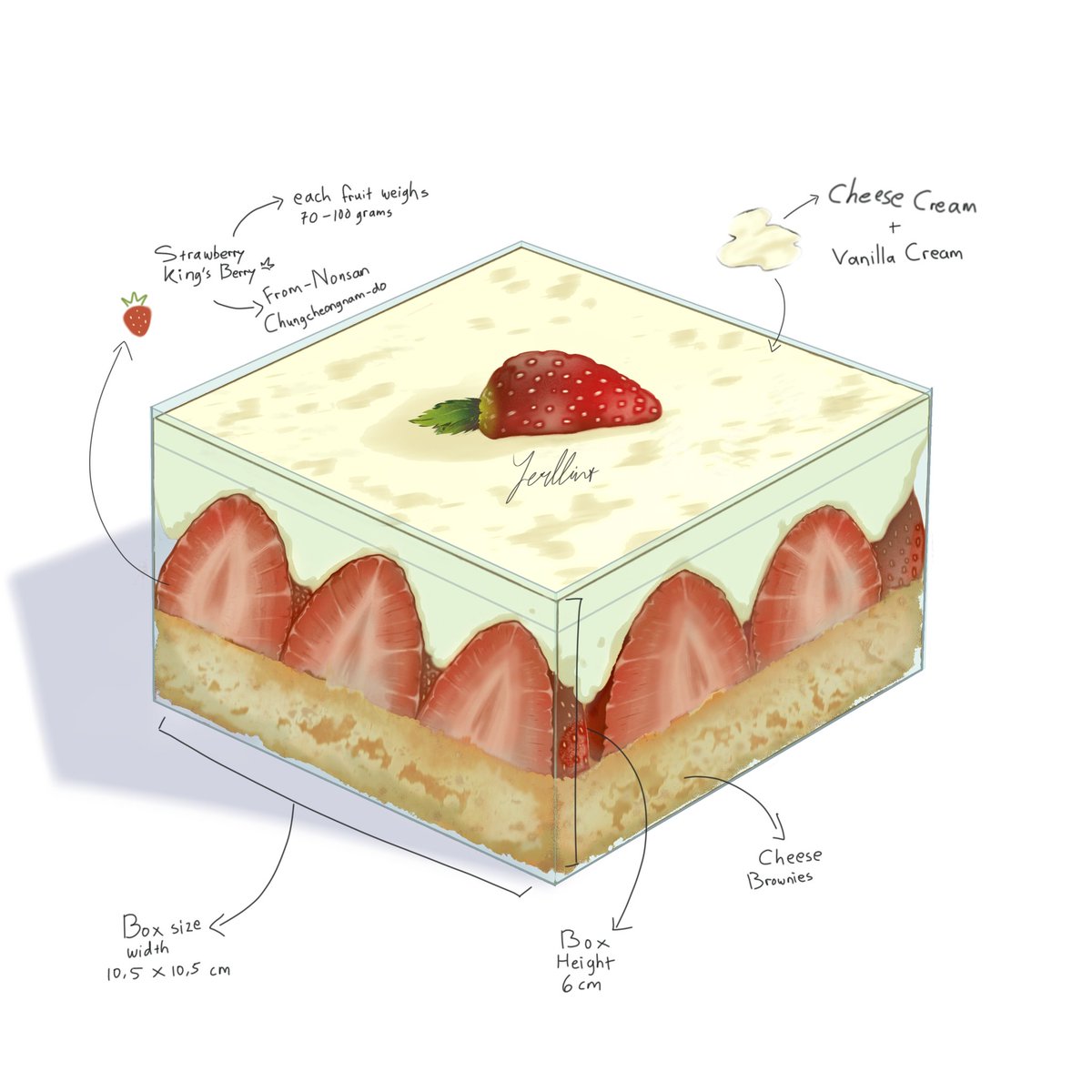 I hope you guys will get a dessert box♥️
#foodart #digitalart #dessertbox #strawberrycheesecake