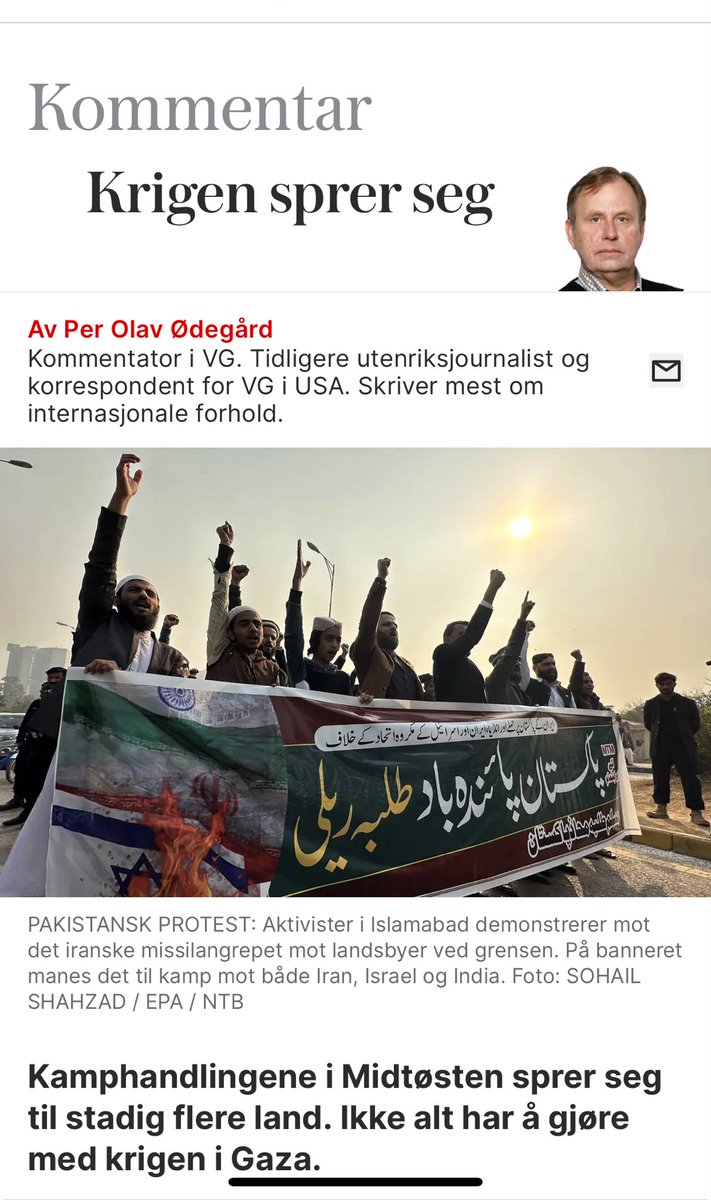 Pakistan er 200 millioner sunnier - og må for all del ikke bli sentral i den overordnede striden mellom sunni og shia i Midtøsten.