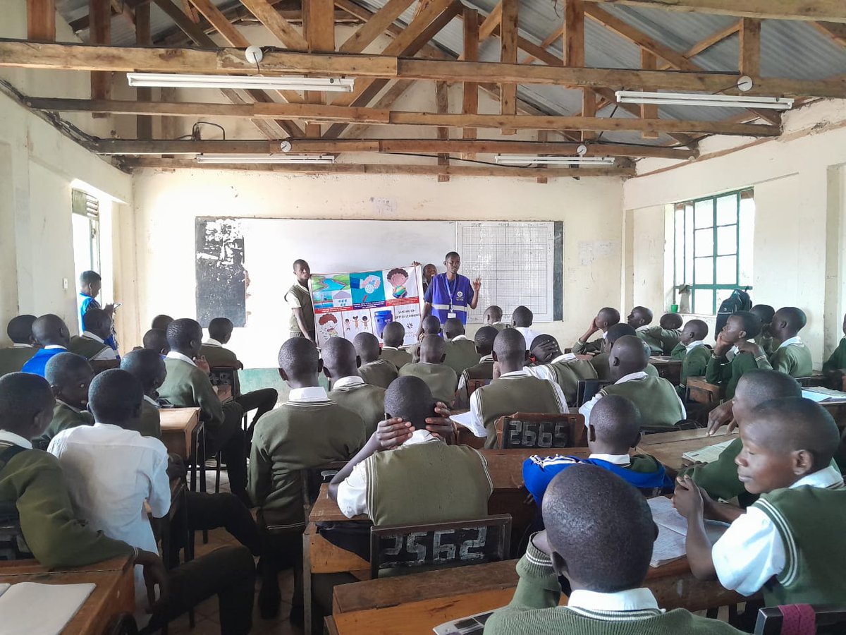 Encourage students to change and become agent of change.
Got an opportunity to mentor more than 64schools in kuria west about SDG 3, 4 and 6. Courtesy of impact water limited.
#cleanwater #ClimateAction