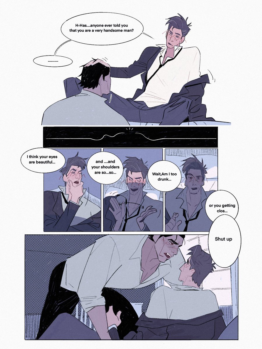 #spiderdads
👠
Miguel✕Peterb
（yeeeeee，我终于画完了！第一次画这种漫画，感谢在英语上帮助我的朋友🌹）
