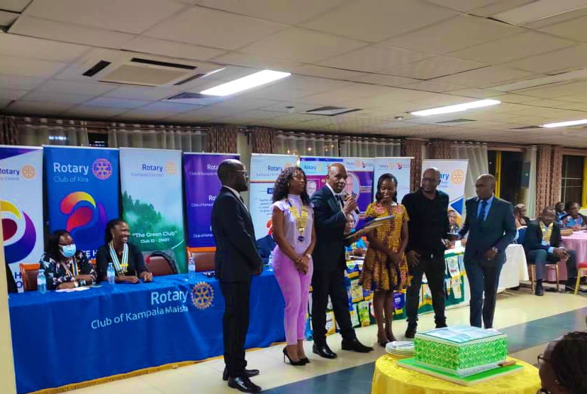 RicOkello's tweet photo. @Rotary @on7monica1 @rckampalanorth @RcKampalaImpala @RcKampala @rckira1 @RCNamugongo @SondeRotary @Rotarykampala1 @rotarykampalan1 @RotaryGulu Appreciation to President @toro_belle and the @RcMorningTide team for recognising such an incredible personality. Such recognition fuels these people with the necessary energy to go over and above themselves in the pursuit to better their communities.
#TiderLove https://t.co/hczi71y0Dg