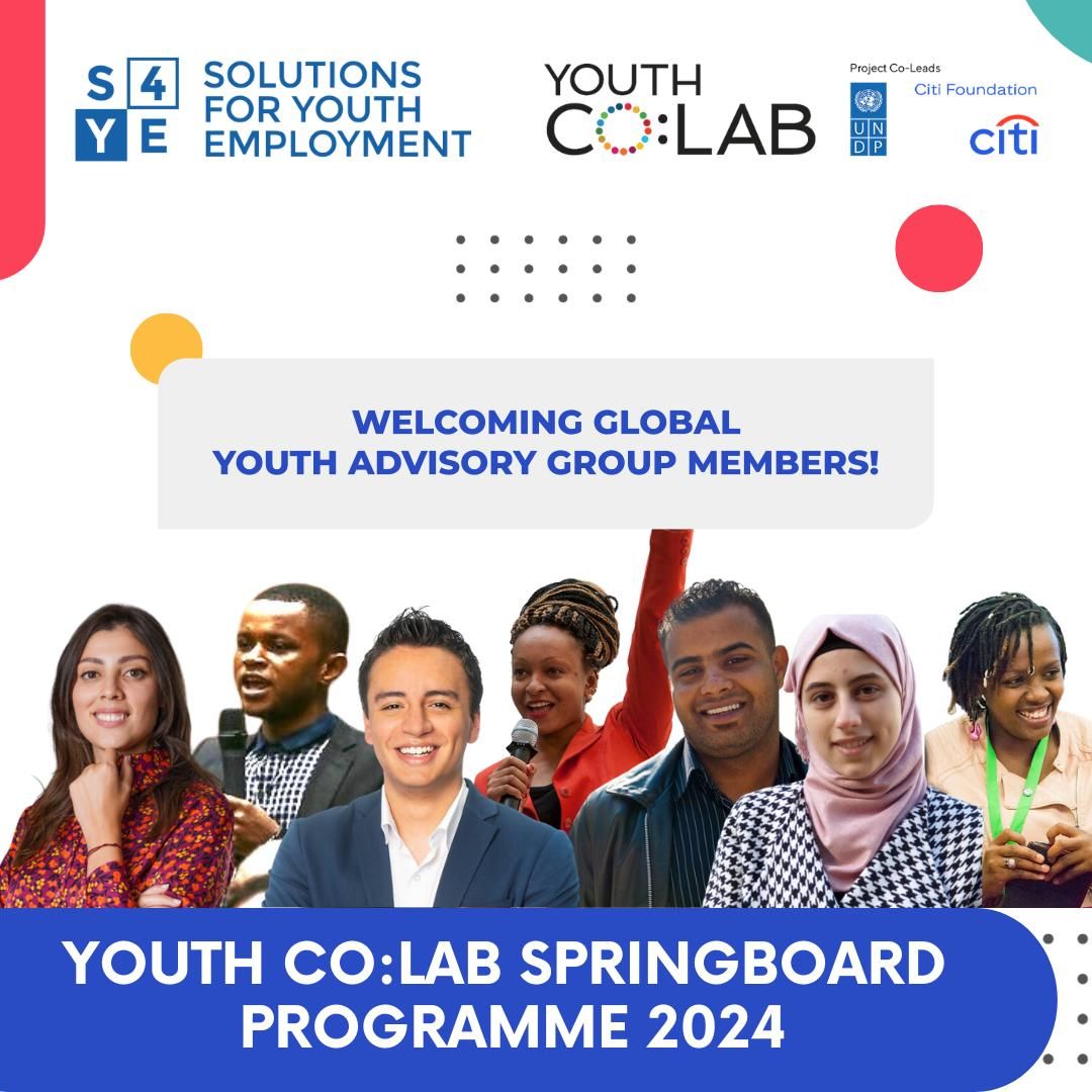 🚀 Exciting News! We join hands with @S4YE_Coalition to welcome the Youth Advisory Group (YAG) 2024 to the #Youth CoLab Springboard Programme, co-led by @UNDP & @Citi Foundation, where young entrepreneurs learn from investors, @UN and tech pros to accelerate social enterprises.