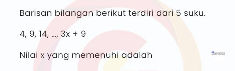 ptn! ada yg ngerti ga soal barisan aritmetika kaya gini aku ga ngerti ngerti 😔