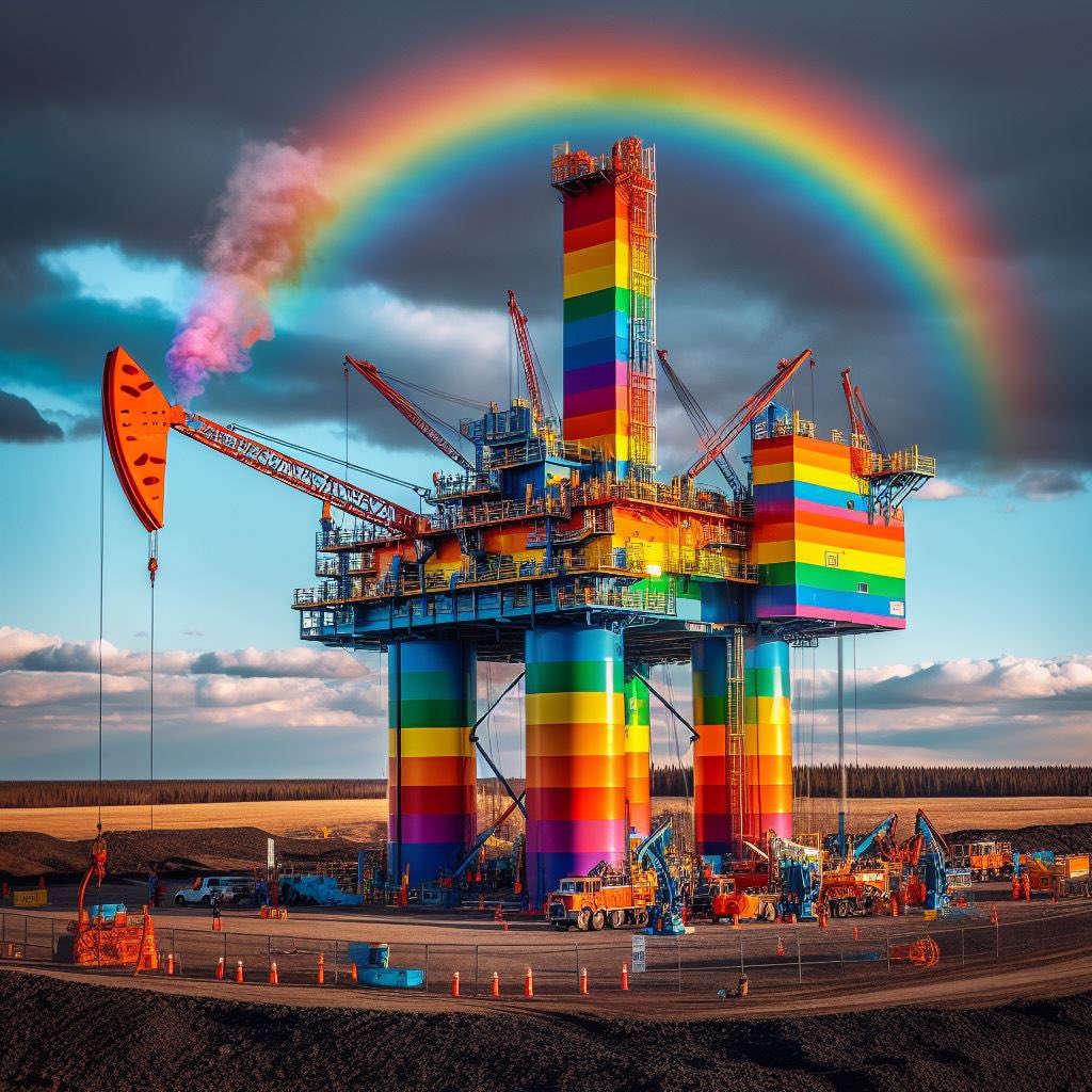 Every oil rig in fort mac will look like this under my leadership
