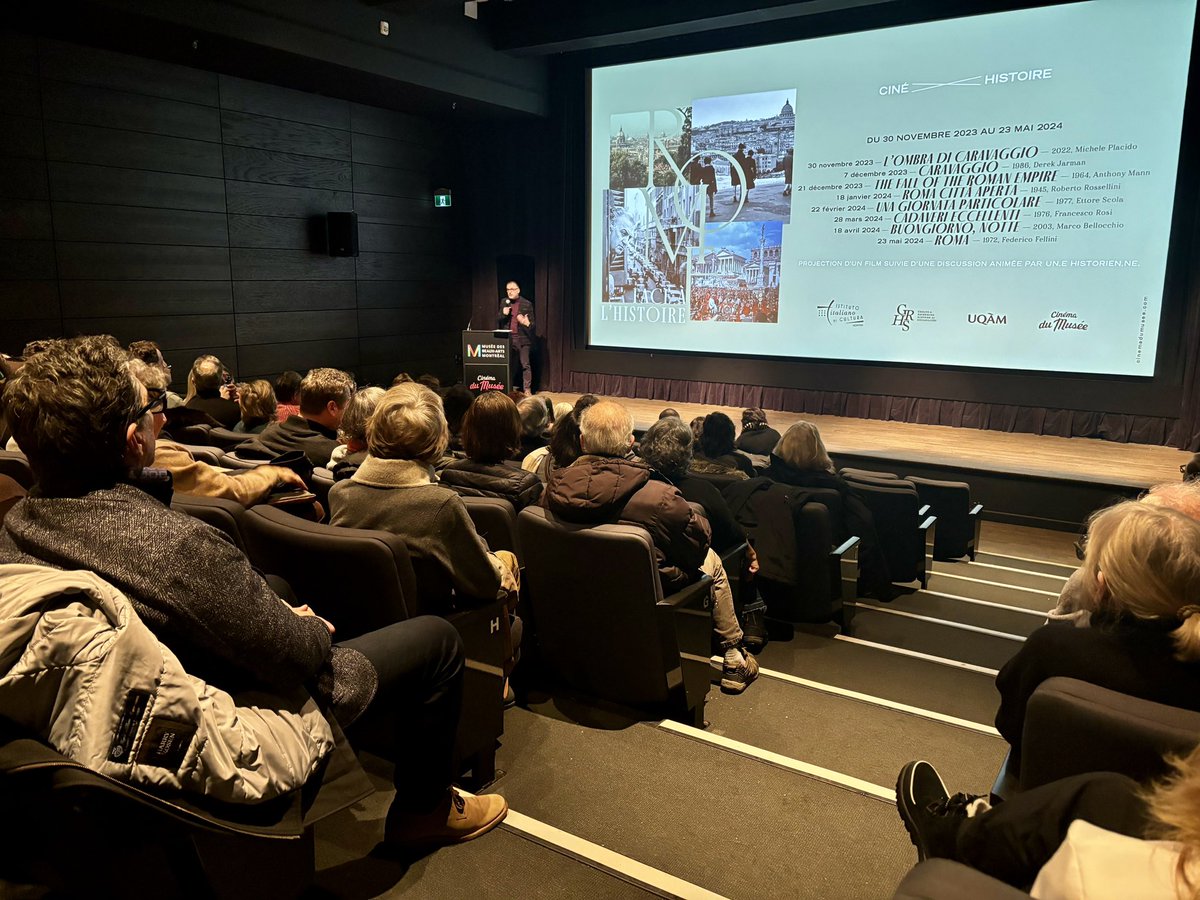 MichelineWilkie's tweet photo. Vive la lumière après avoir vu un film sur la guerre!✨🌛💫
@cinemadumusee @mbamtl @Monmontreal @Montreal #robertorossellini #romacittaaperta #gestapo #resistanceitalienne https://t.co/J7s88B2s6k
