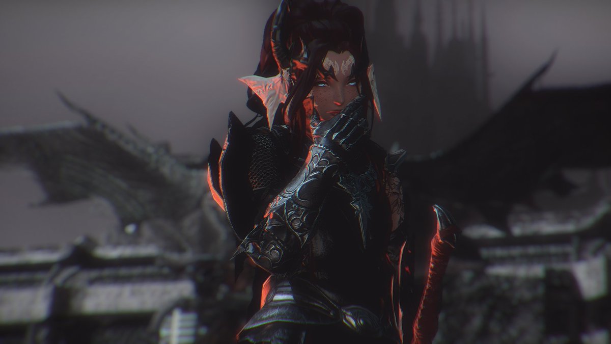 dearly_bb's tweet photo. •"In another life, I would have watched the world burn..."• 

Been sitting on this STR glam, needed to get evil alignment Thalia out there~ She was *supposed* to be a true villain OC but alas... no dice.

#BioB #LeafPoses #EorzeaPhotos #ffxivaura #FFXIVScreenshots #CandleBlooms https://t.co/BEJmOks5tj